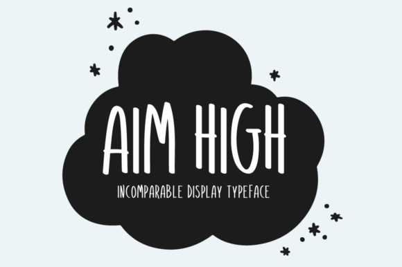 Aim High Font Review for Web Designers