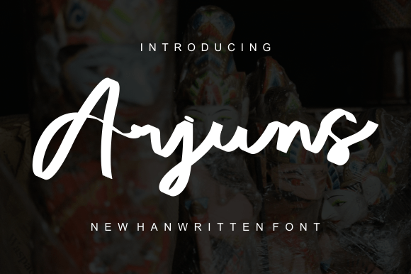 Arjuns: A Charming Script Font for Handmade Creators