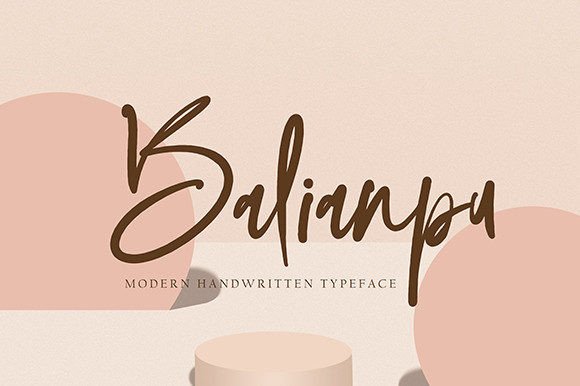 Balianpu: A Handwritten Font for Editorial Design