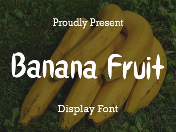 Banana Fruit: A Friendly Handwritten Font for Brands