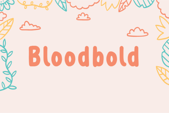Bloodbold: A Handwritten Font for Modern Web Design