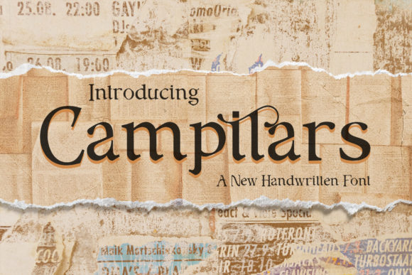 Campilars: A Handwritten Font for Editorial Design