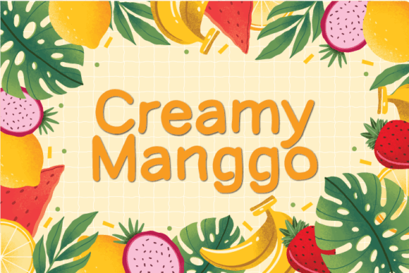 Creamy Manggo: A Handwritten Font for Clear Campaigns
