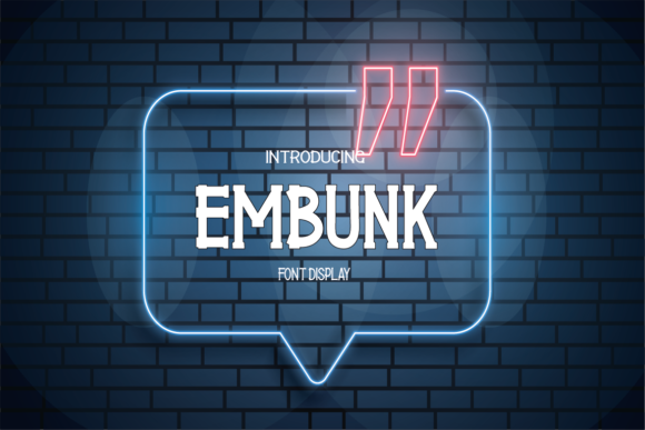 Embunk: A Serif Font That Elevates Campaign Design