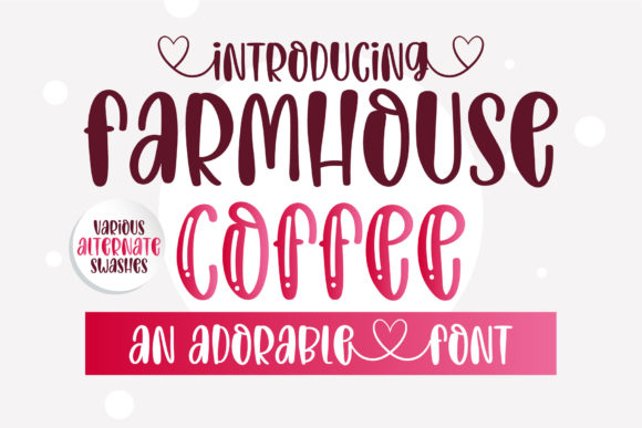Farmhous Coffee: A Handwritten Typeface for Editorial Warmth