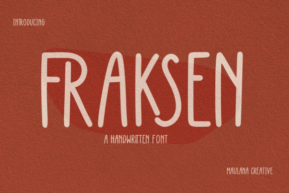 Fraksen: A Handwritten Typeface for Editorial Calm