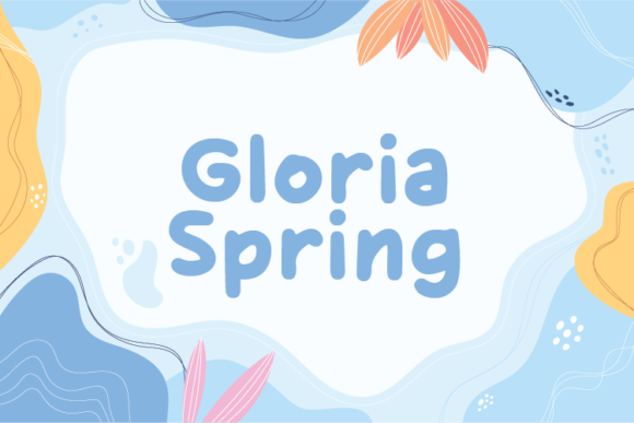 Gloria Spring: A Handwritten Typeface for Editorial Design
