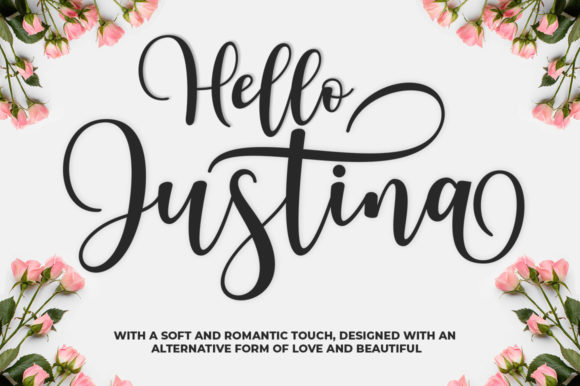 Hello Justina: A Timeless Handwritten Typeface for Editorial Design