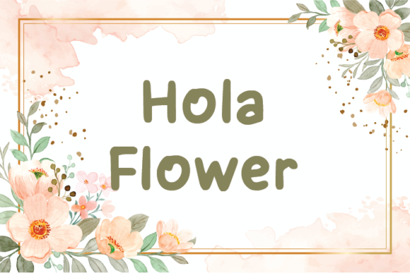 Hola Flower Font: A Crafter’s Guide