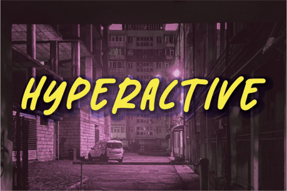 Hyperactive Font: A Designer’s Take on Raw Handwritten Type