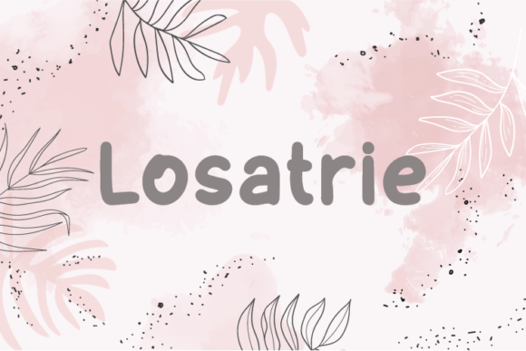 Losatrie: A Natural Handwritten Typeface for Branding