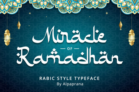 Miracle Ramadhan: A Typeface for Editorial Calm