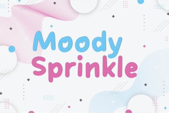 Moody Sprinkle Font for Branding