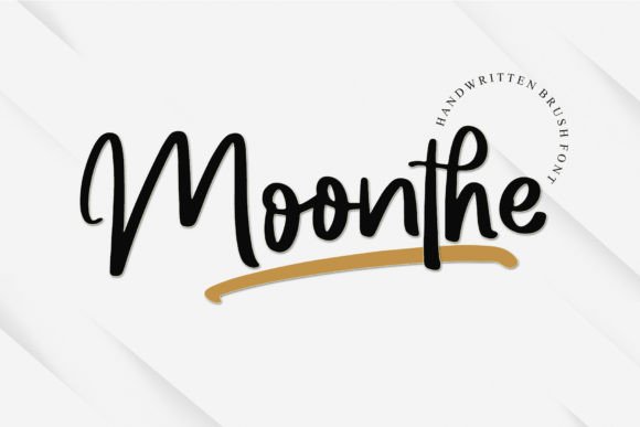 Moonthe: A Handwritten Font for Bold Branding