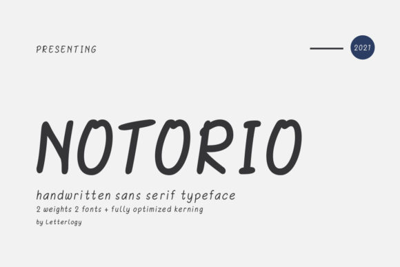 Notorio: The Handwritten Font for Clear Campaigns