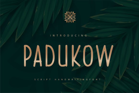 Padukow: A Gentle Handwritten Typeface for Editorial Design