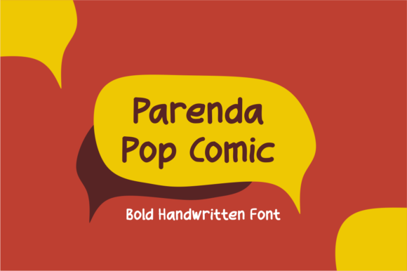 Parenda Pop Comic: A Joyful Handwritten Font for Makers