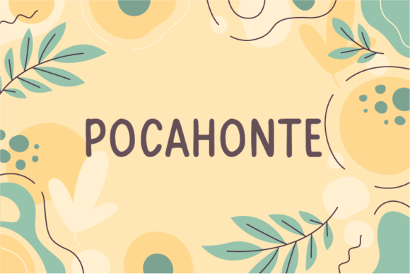 Pocahonte: A Unique Handwritten Typeface for Web Design