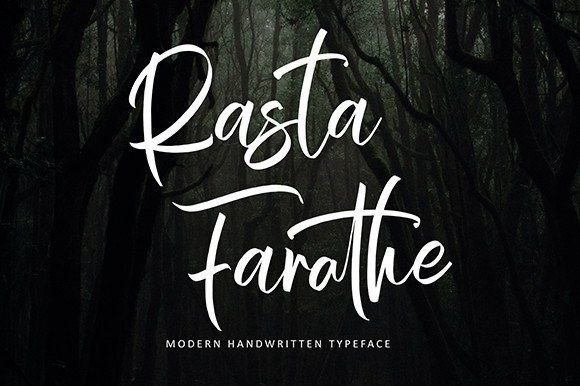 Rasta Farathe: A Script Font for Branding