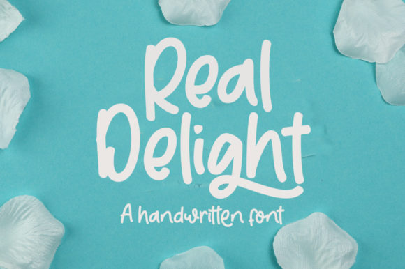 Real Delight: A Handwritten Font for Makers