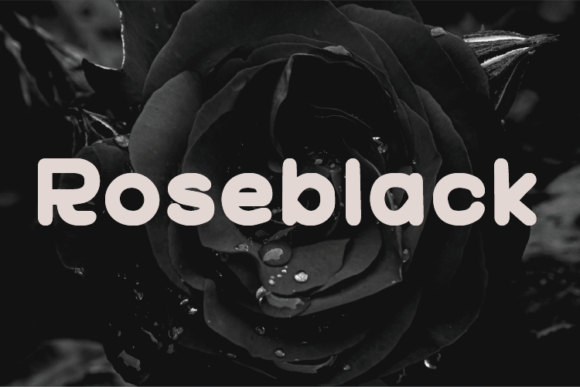 Roseblack: A Handwritten Typeface for Digital Design