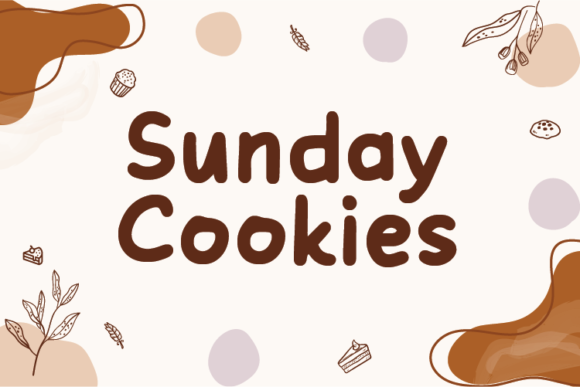 Sunday Cookies Font: A Warm Typeface for Brands