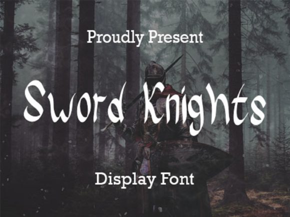 Sword Knights: A Handwritten Font for Makers