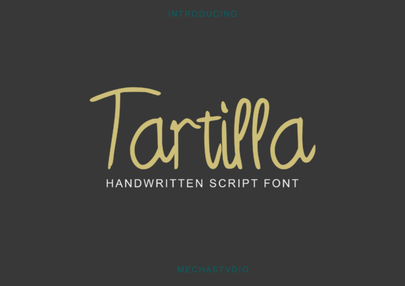 Tartilla Font: Elevating Web Design with Handwritten Style