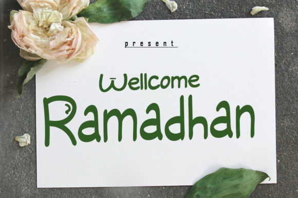 Wellcome Ramadhan: A Warm Handwritten Typeface